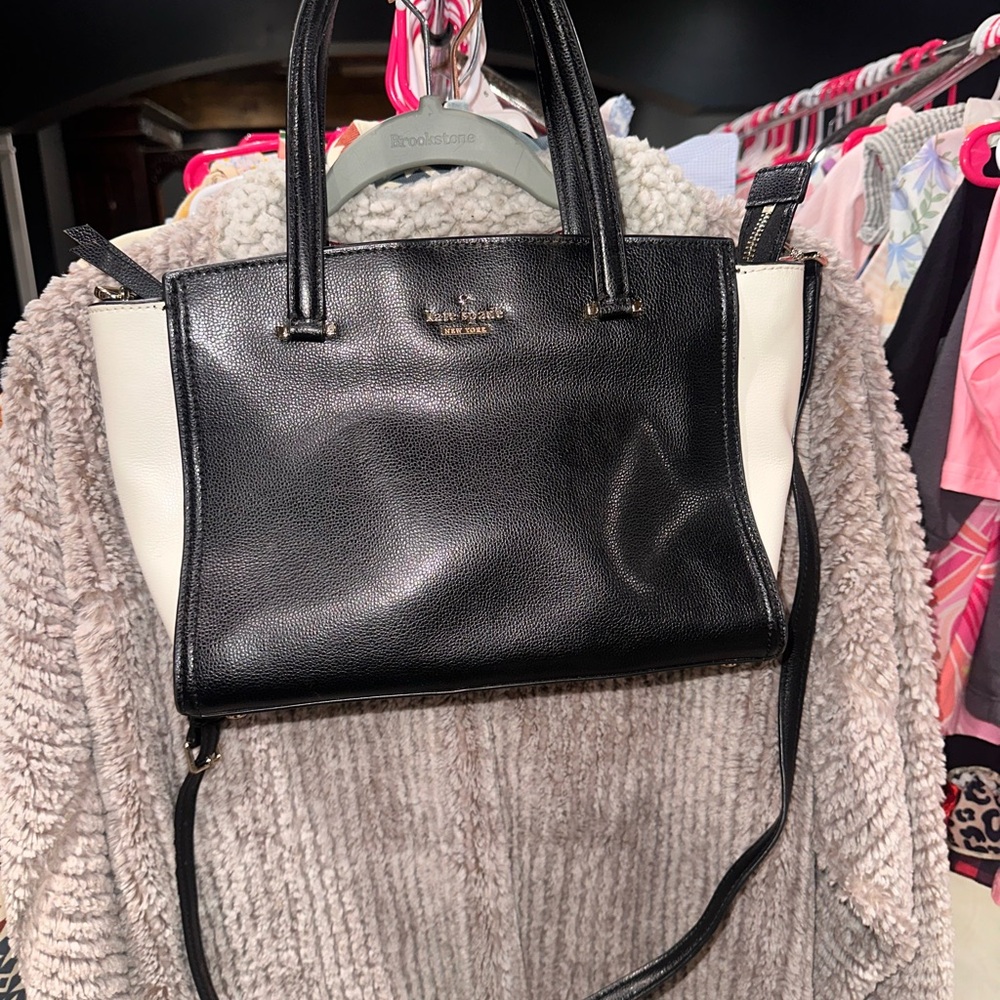 Kate Spade Black and White Satchel